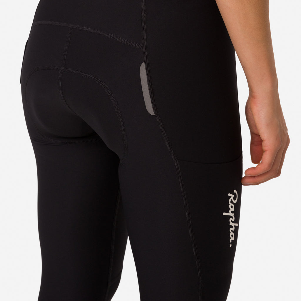 Women's 3/4 Tights - Black/White