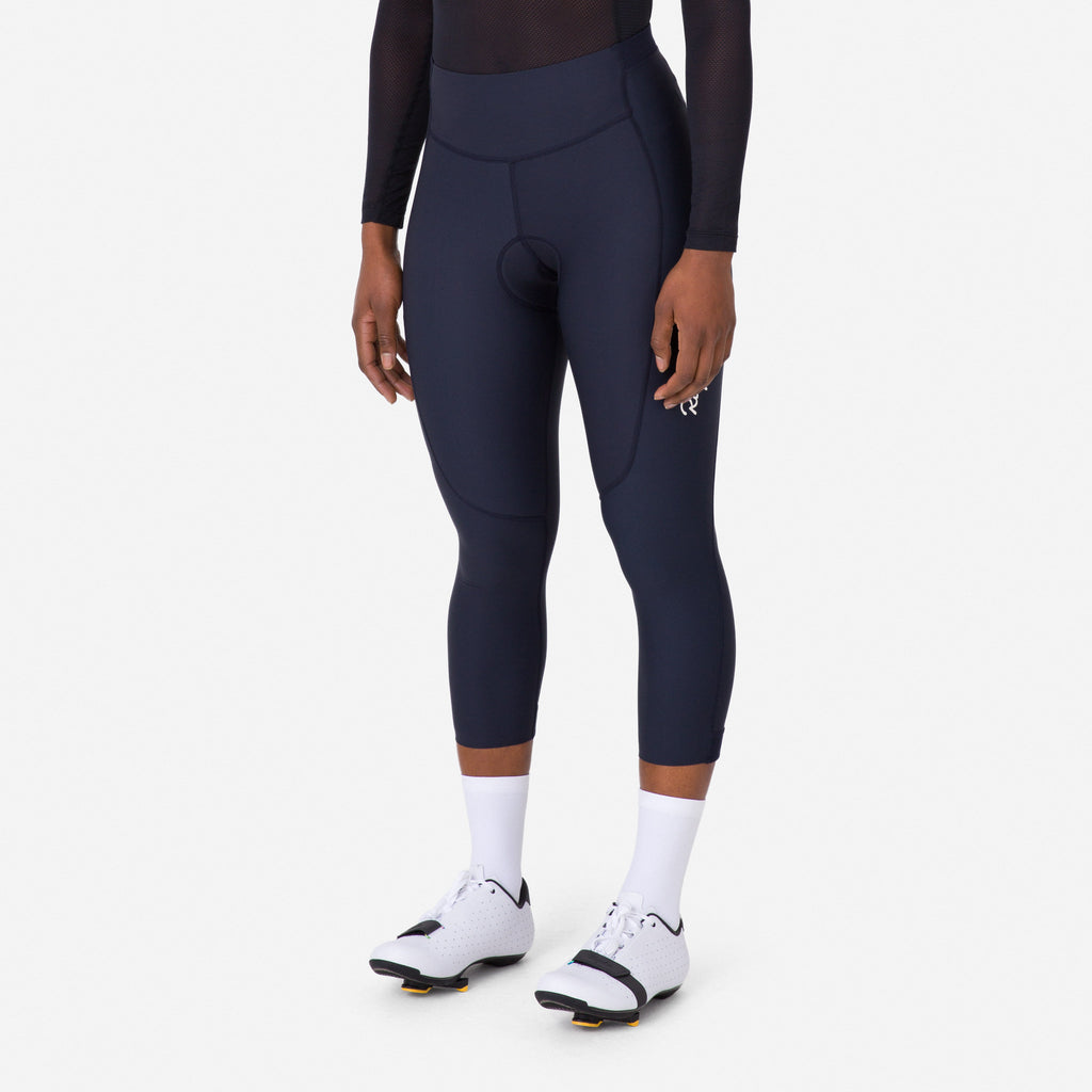 Women's 3/4 Tights - Dark Navy/White