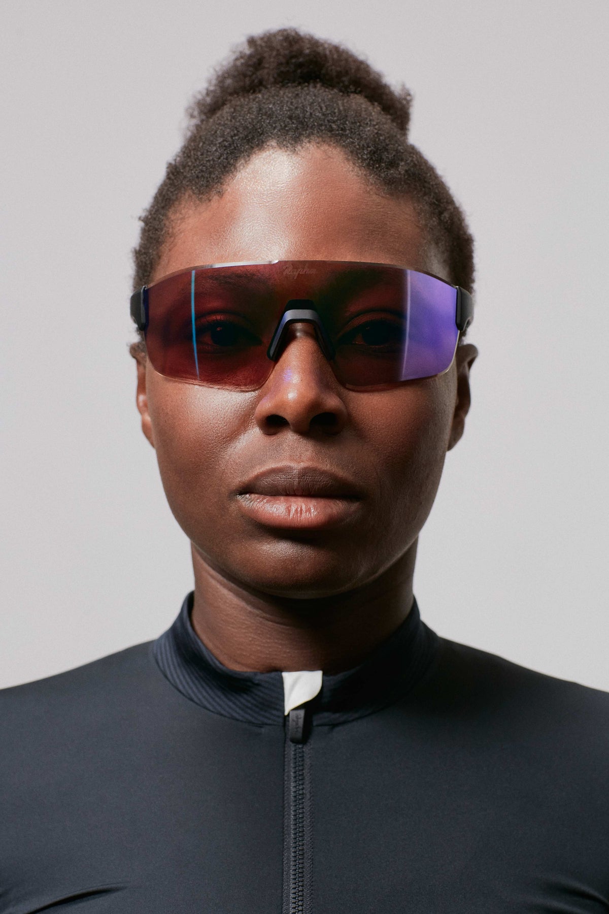 FUORI Glasses - White/Pink Blue Lens